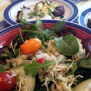 Lentil Spouts Salad